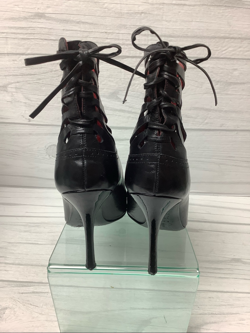 Celine Pointed Ankle Heeled Booties - Picture 4 of 11